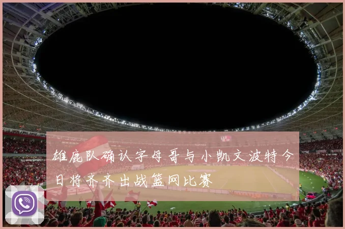 雄鹿队确认字母哥与小凯文波特今日将齐齐出战篮网比赛